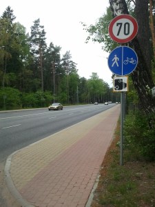 2012.05.16 - Jurmala, meza posms, ar trafaretu Jurmalas virziena